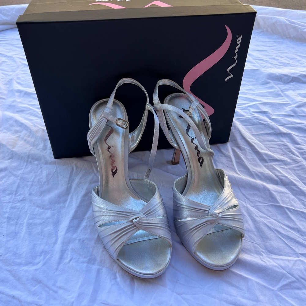 Nina Silver Knot Sandals